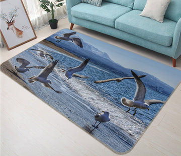 3D Ocean Seagull 82077 Animal Non Slip Rug Mat