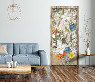 3D Flowers 10851 Beth Sheridan Door Mural