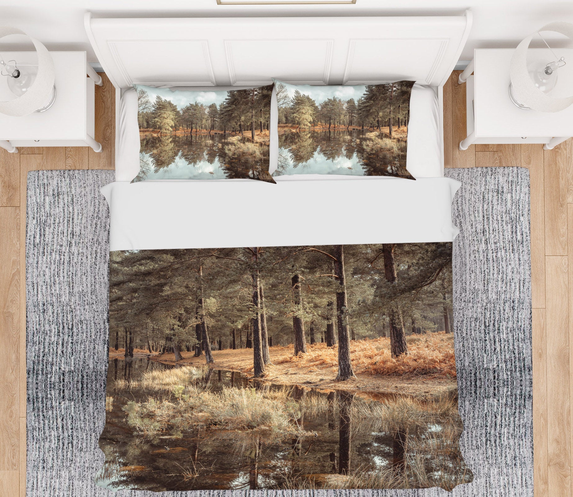 3D Forest Scenery 7171 Assaf Frank Bedding Bed Pillowcases Quilt Cover Duvet Cover