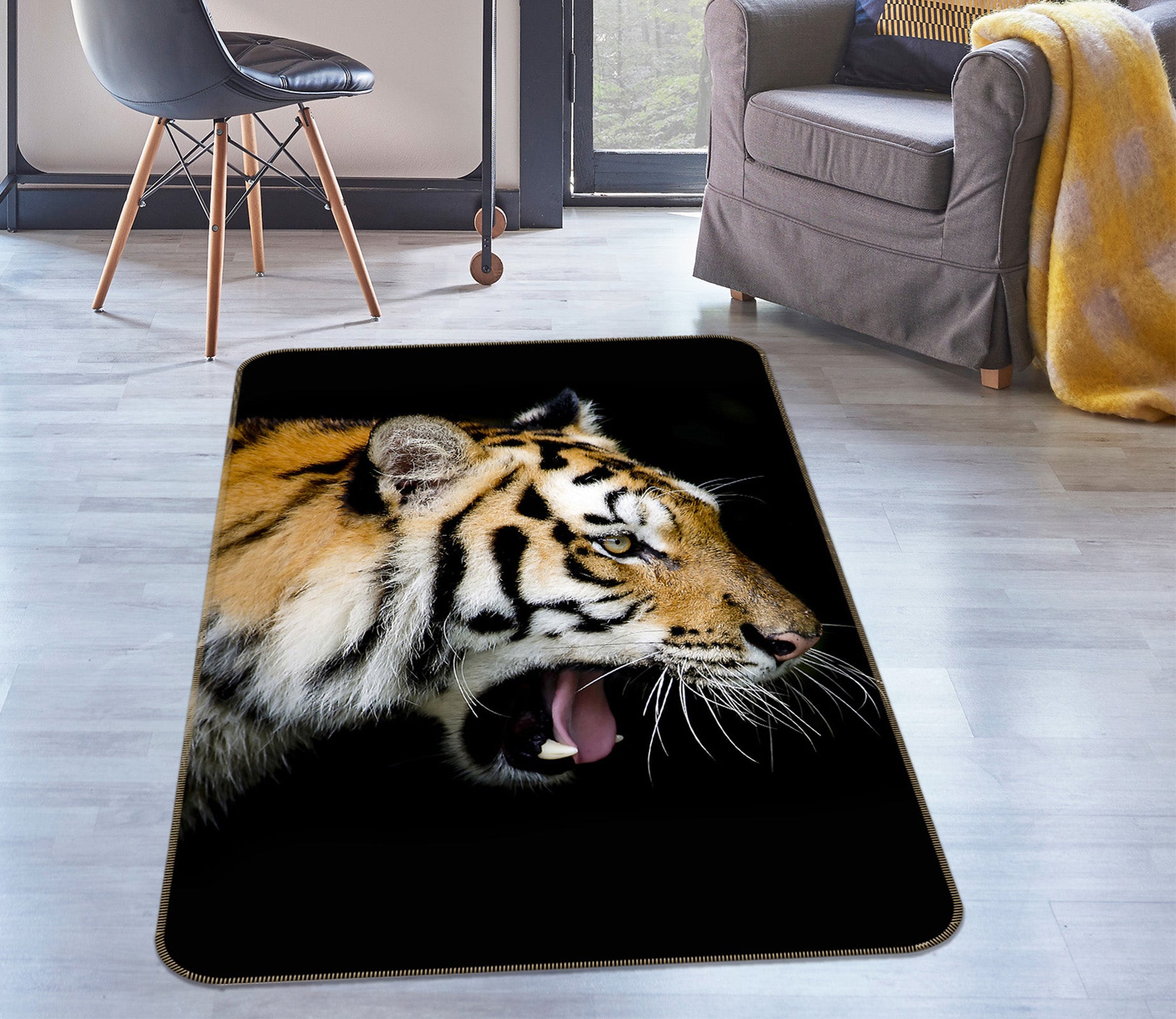 3D Tiger 38190 Animal Non Slip Rug Mat