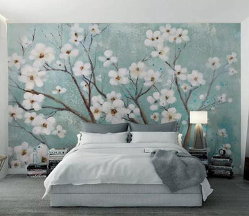 3D Plum Tree 1227 Wall Murals Wallpaper AJ Wallpaper 2 