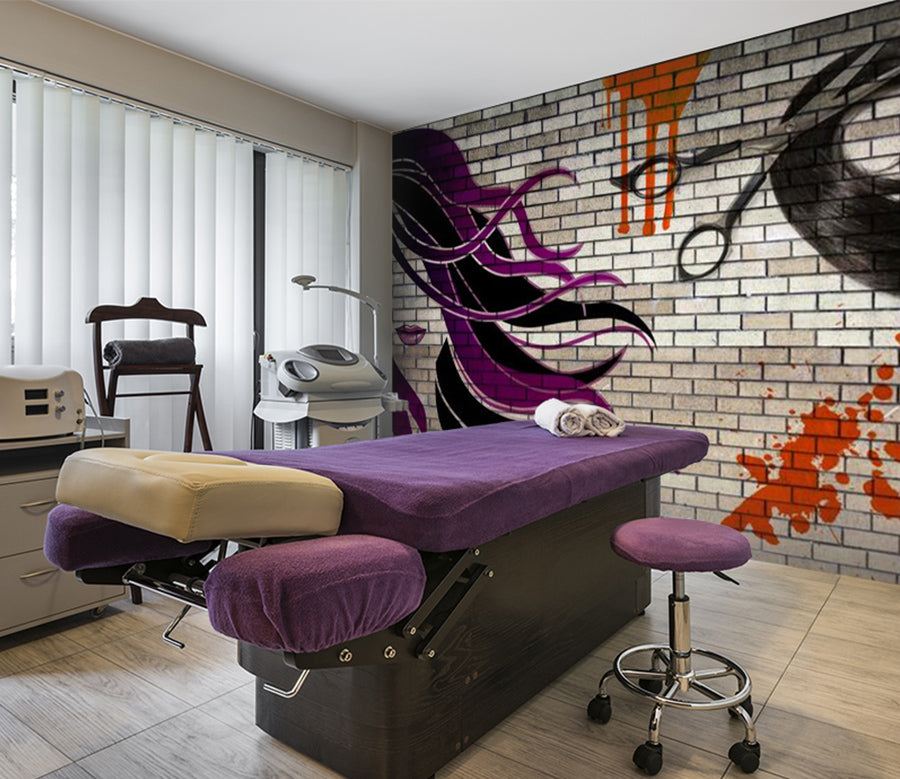 3D Straight Hair 1524 Wall Murals