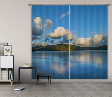 3D Swept Clouds 001 Jerry LoFaro Curtain Curtains Drapes