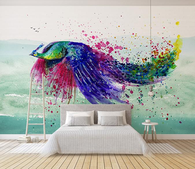 3D Flying Bird 174 Wall Murals Wallpaper AJ Wallpaper 2 