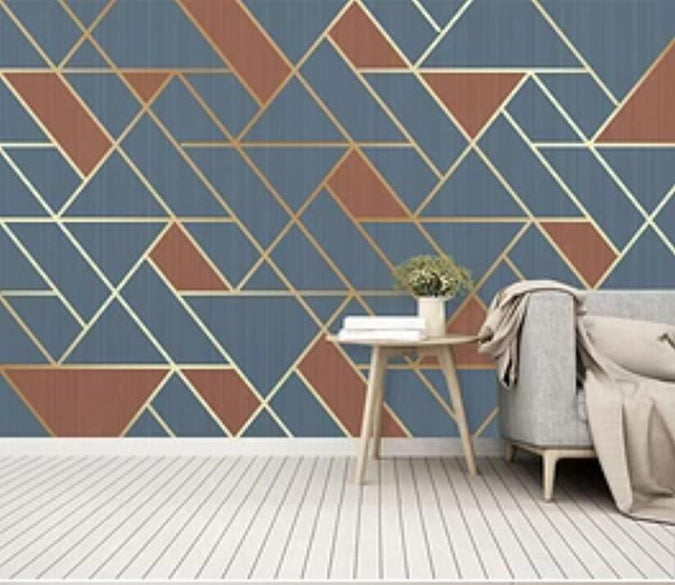 3D Geometric Pattern 1411 Wall Murals Wallpaper AJ Wallpaper 2 