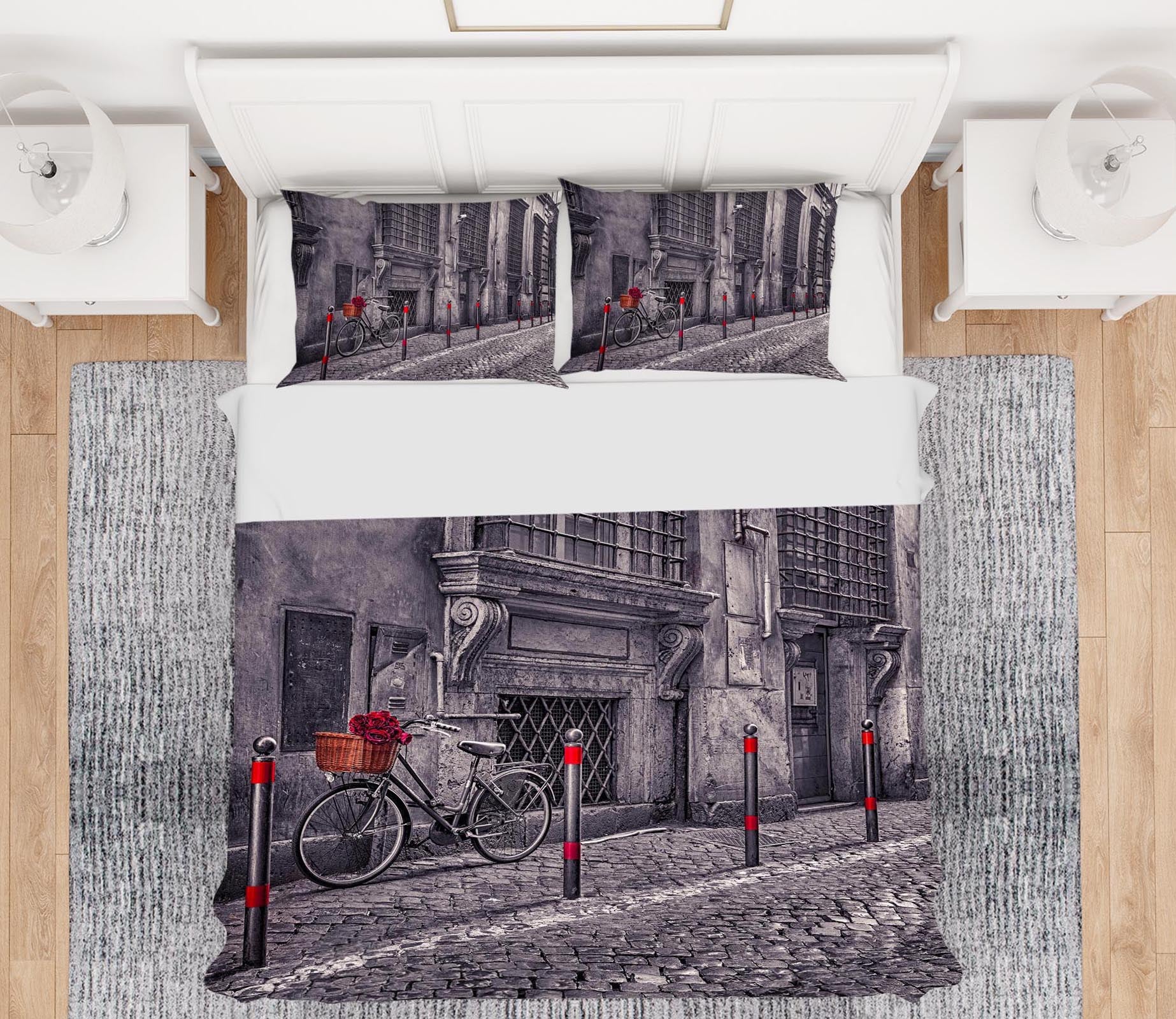 3D Street Bike 85112 Assaf Frank Bedding Bed Pillowcases Quilt