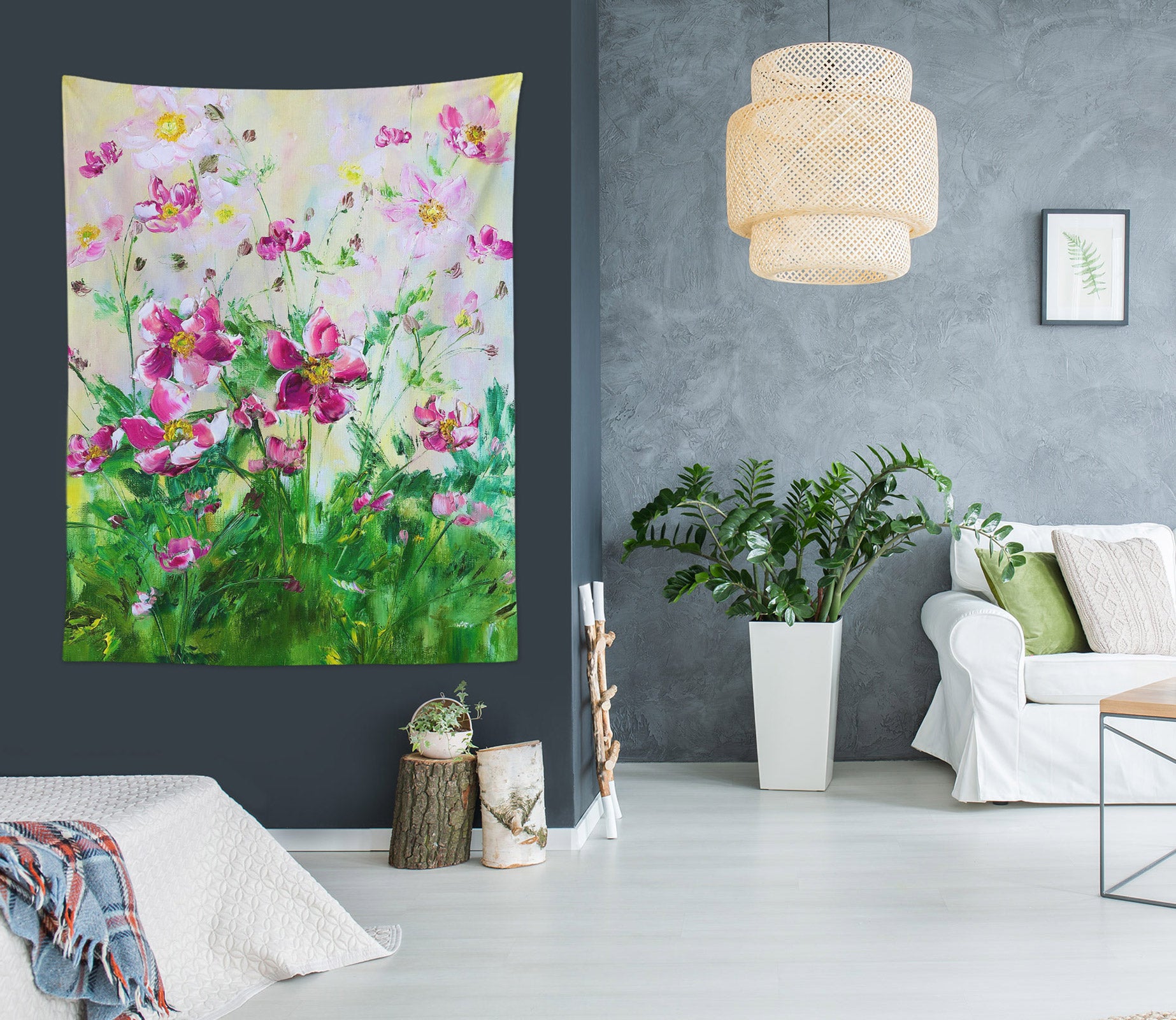 3D Painting Flowers 3454 Skromova Marina Tapestry Hanging Cloth Hang