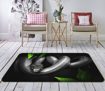 3D Black Snake 69016 Animal Non Slip Rug Mat