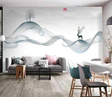 3D Dead Tree WC2235 Wall Murals