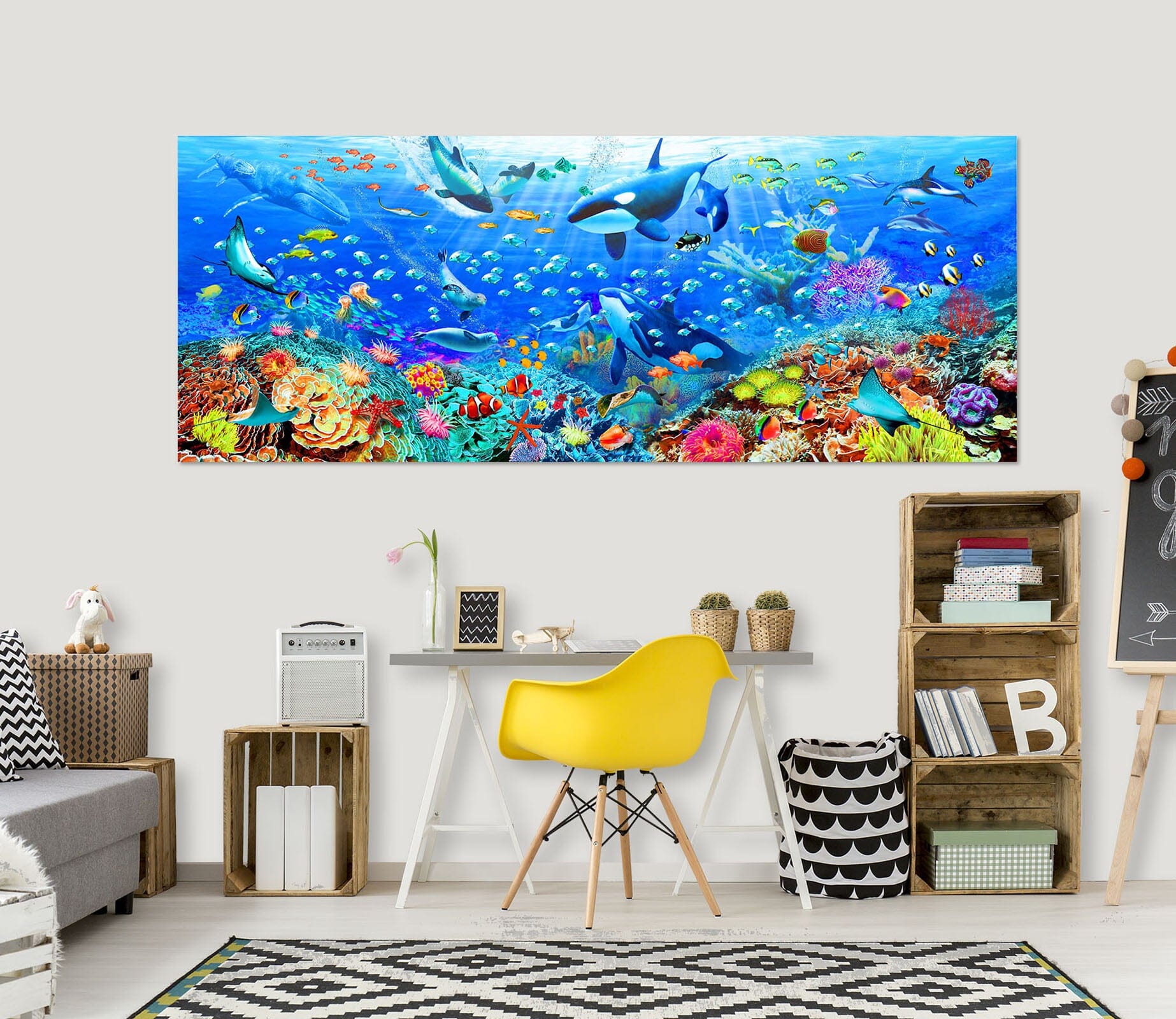 3D Underwater World 016 Adrian Chesterman Wall Sticker Wallpaper AJ Wallpaper 2 