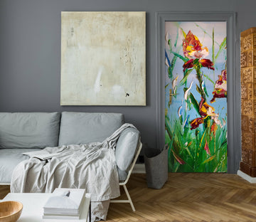 3D Green Grassland 3208 Skromova Marina Door Mural