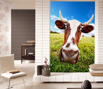 3D Dairy Cow 139 Wall Murals