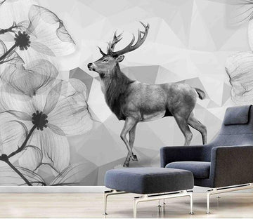 3D Elk 319 Wall Murals Wallpaper AJ Wallpaper 2 