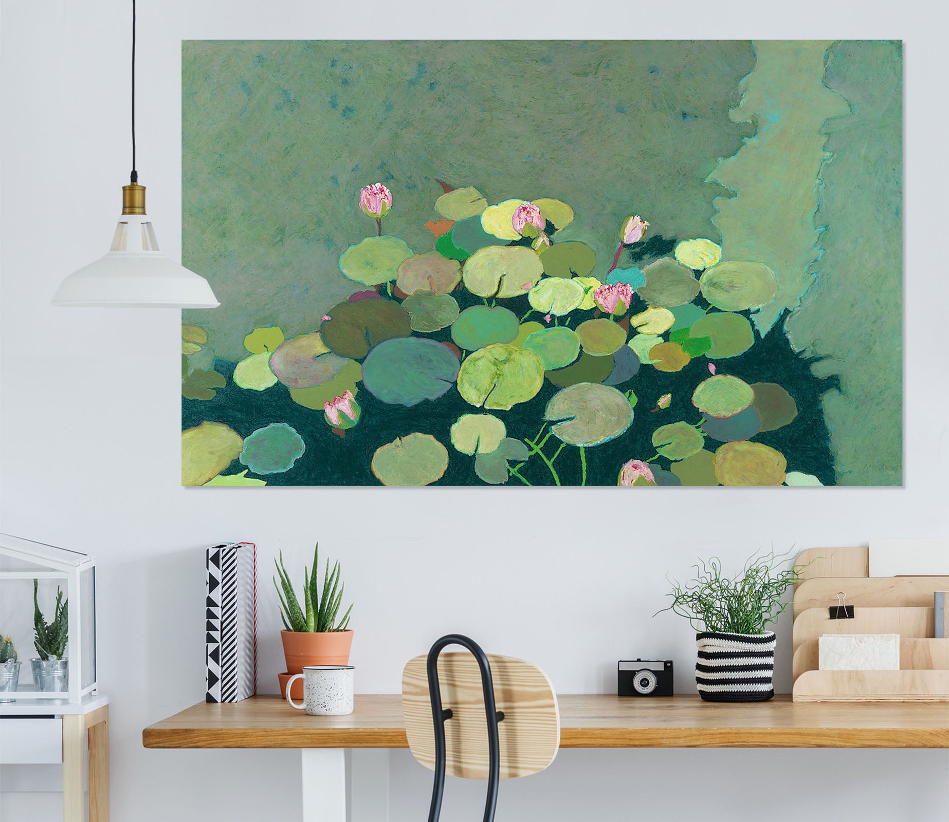 3D Bettys Serenity Pond 260 Allan P. Friedlander Wall Sticker