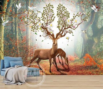 3D Elk 305 Wall Murals Wallpaper AJ Wallpaper 2 