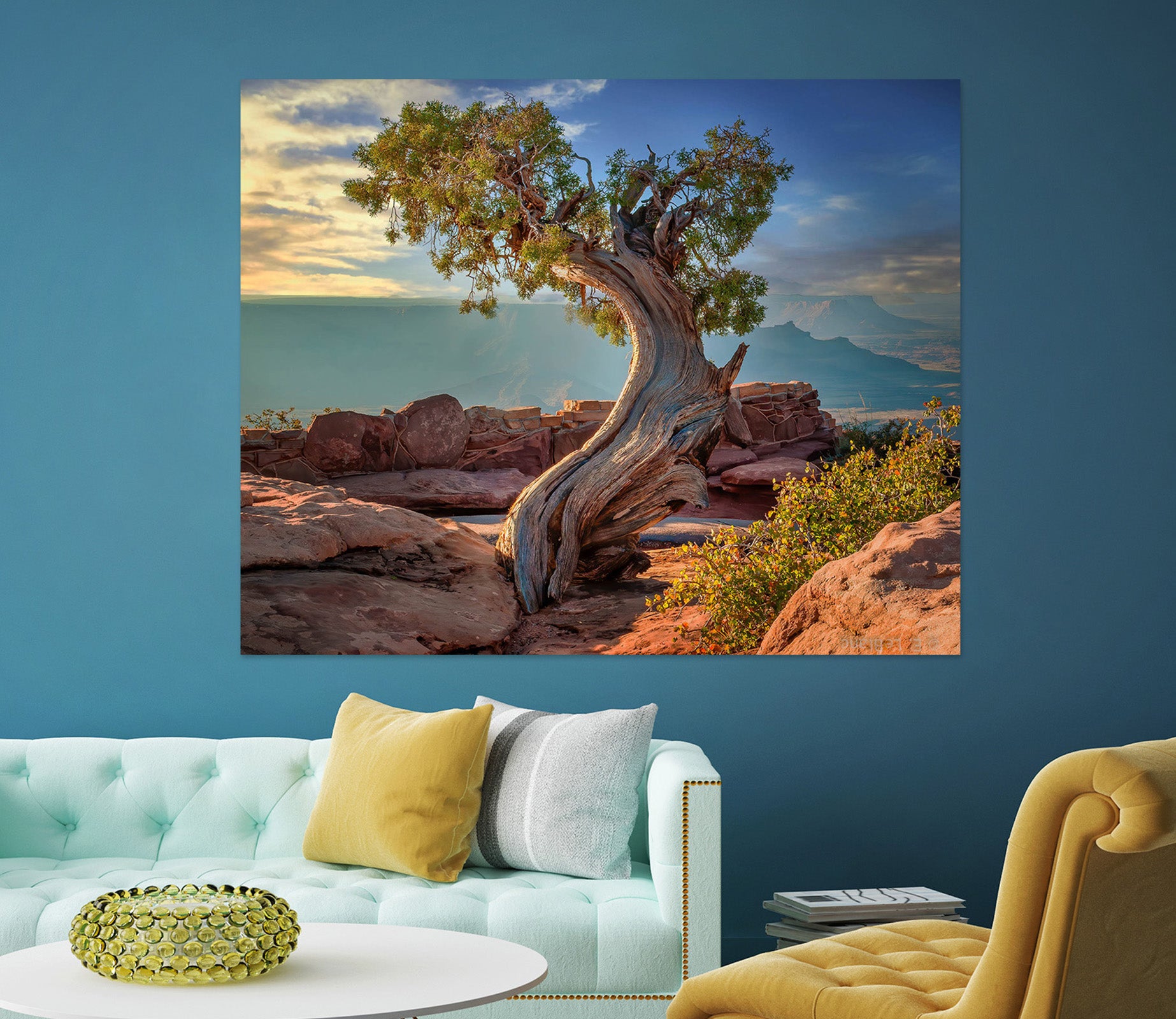 3D Dead Tree Stone 4014 Beth Sheridan Wall Sticker