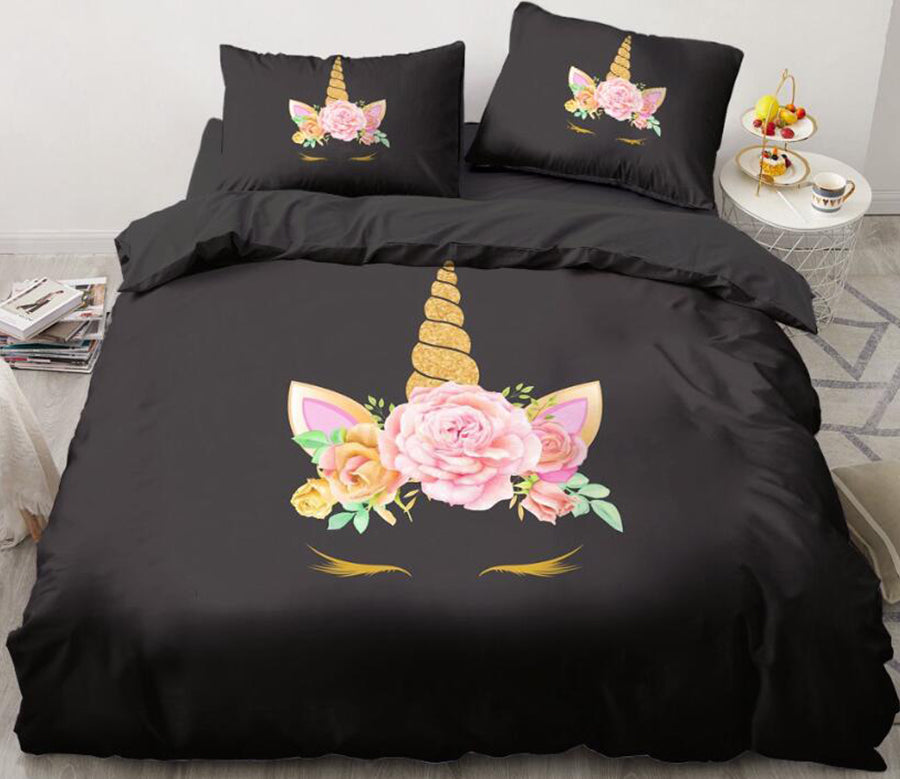 3D Angle Flower 159 Bed Pillowcases Quilt