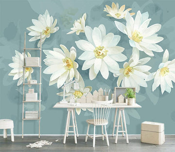 3D Summer Lotus WG184 Wall Murals Wallpaper AJ Wallpaper 2 