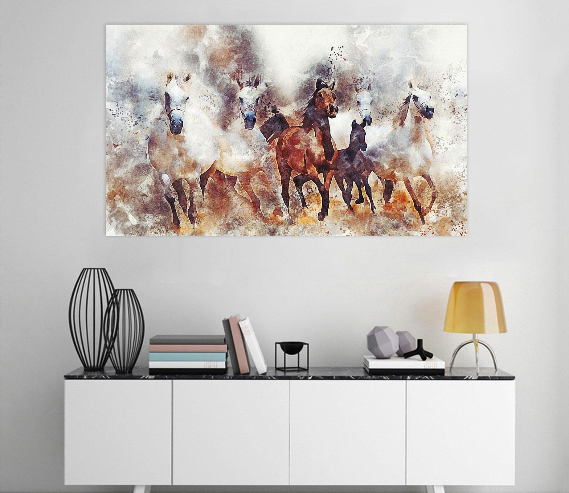 3D Running Horse 85 Animal Wall Stickers Wallpaper AJ Wallpaper 2 