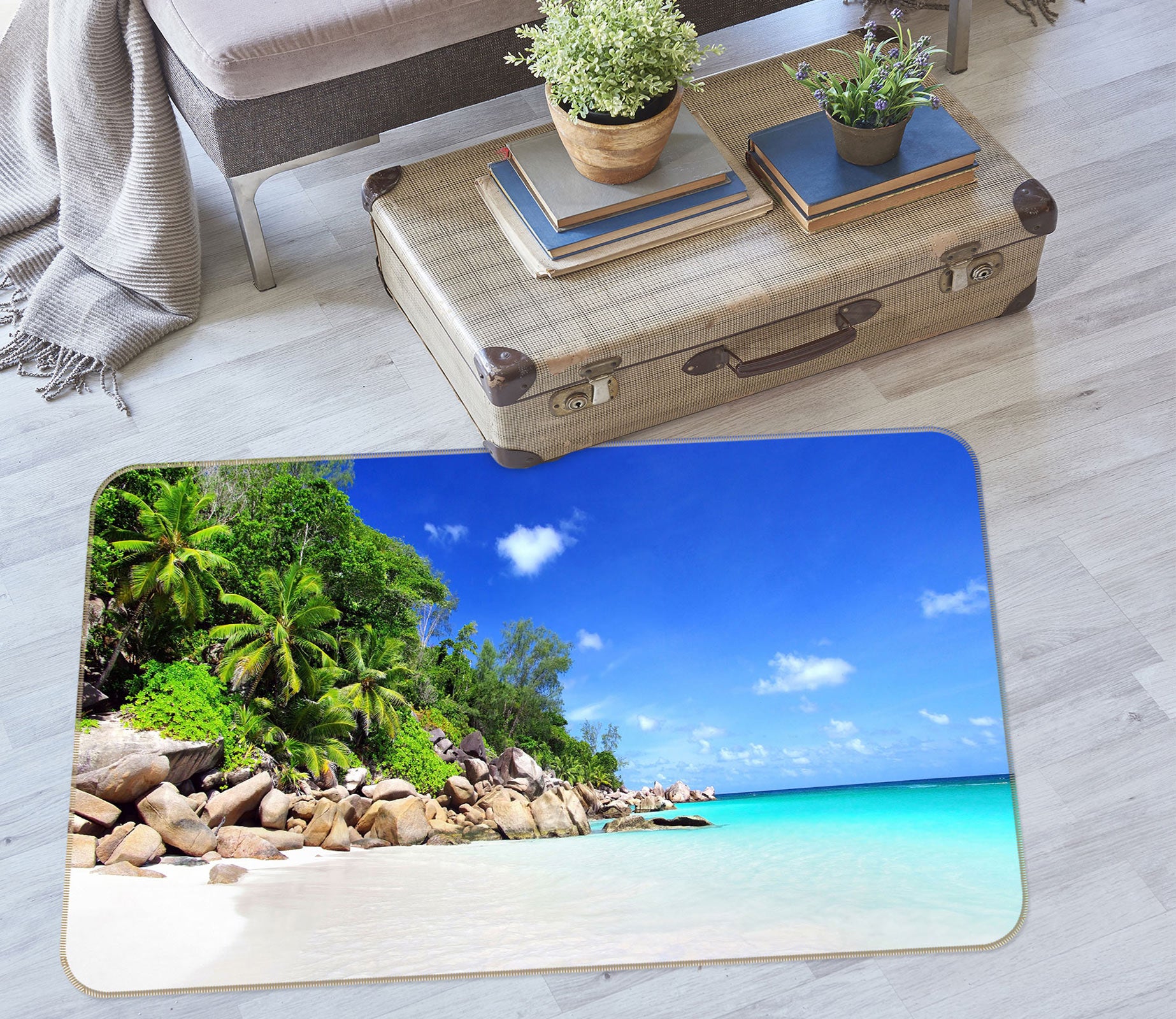 3D Seaside 77224 Non Slip Rug Mat