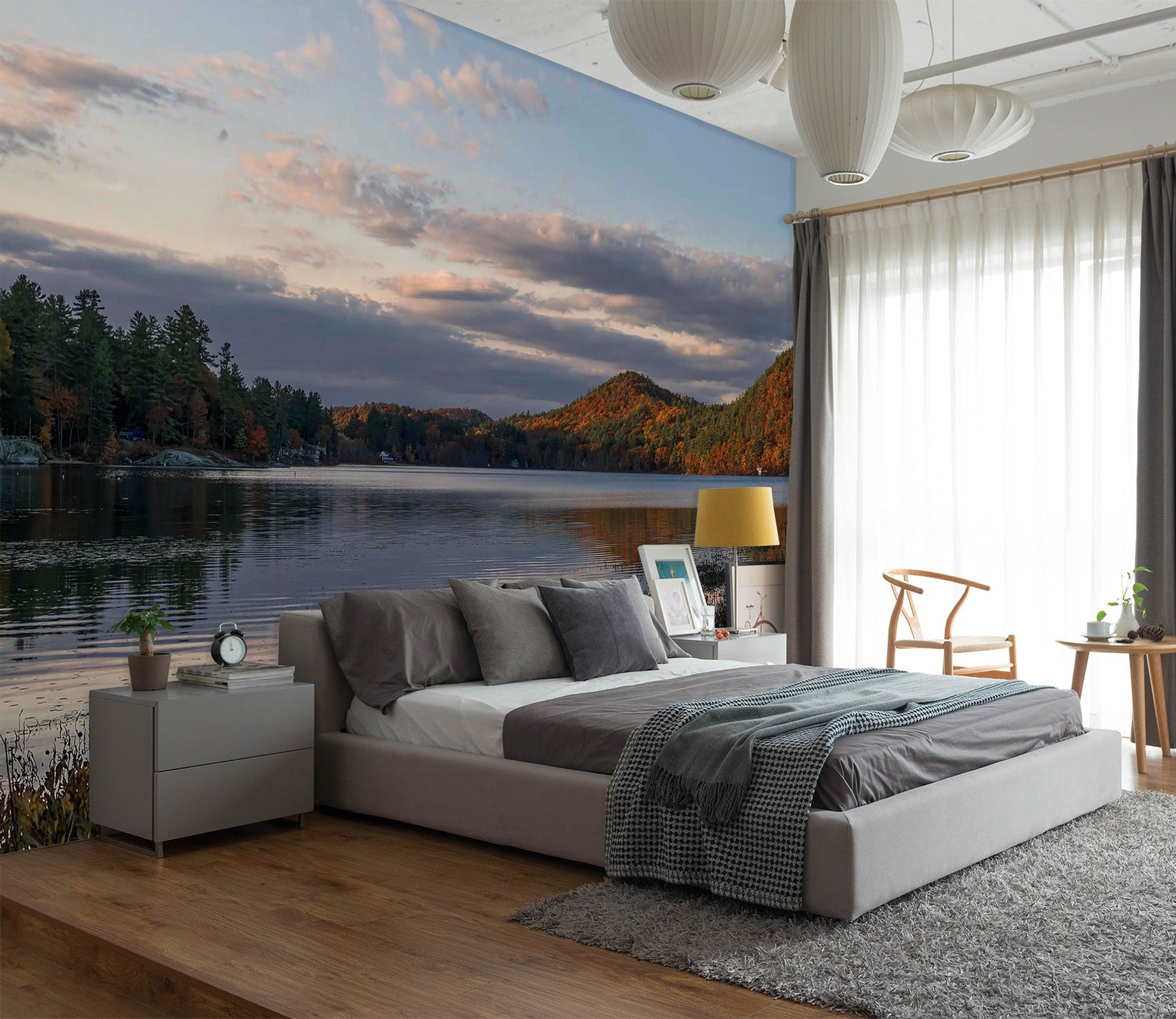 3D Valley River 127 Jerry LoFaro Wall Mural Wall Murals