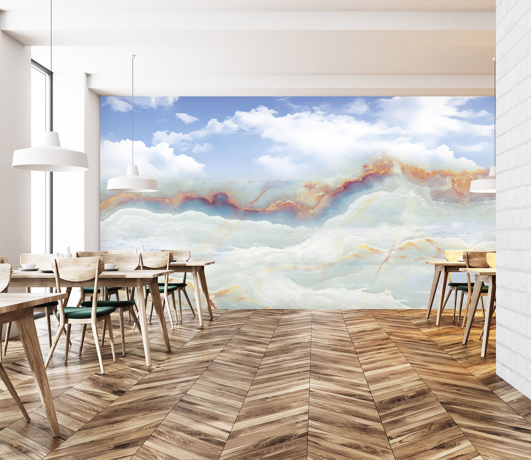 3D Soft Clouds 1495 Wall Murals