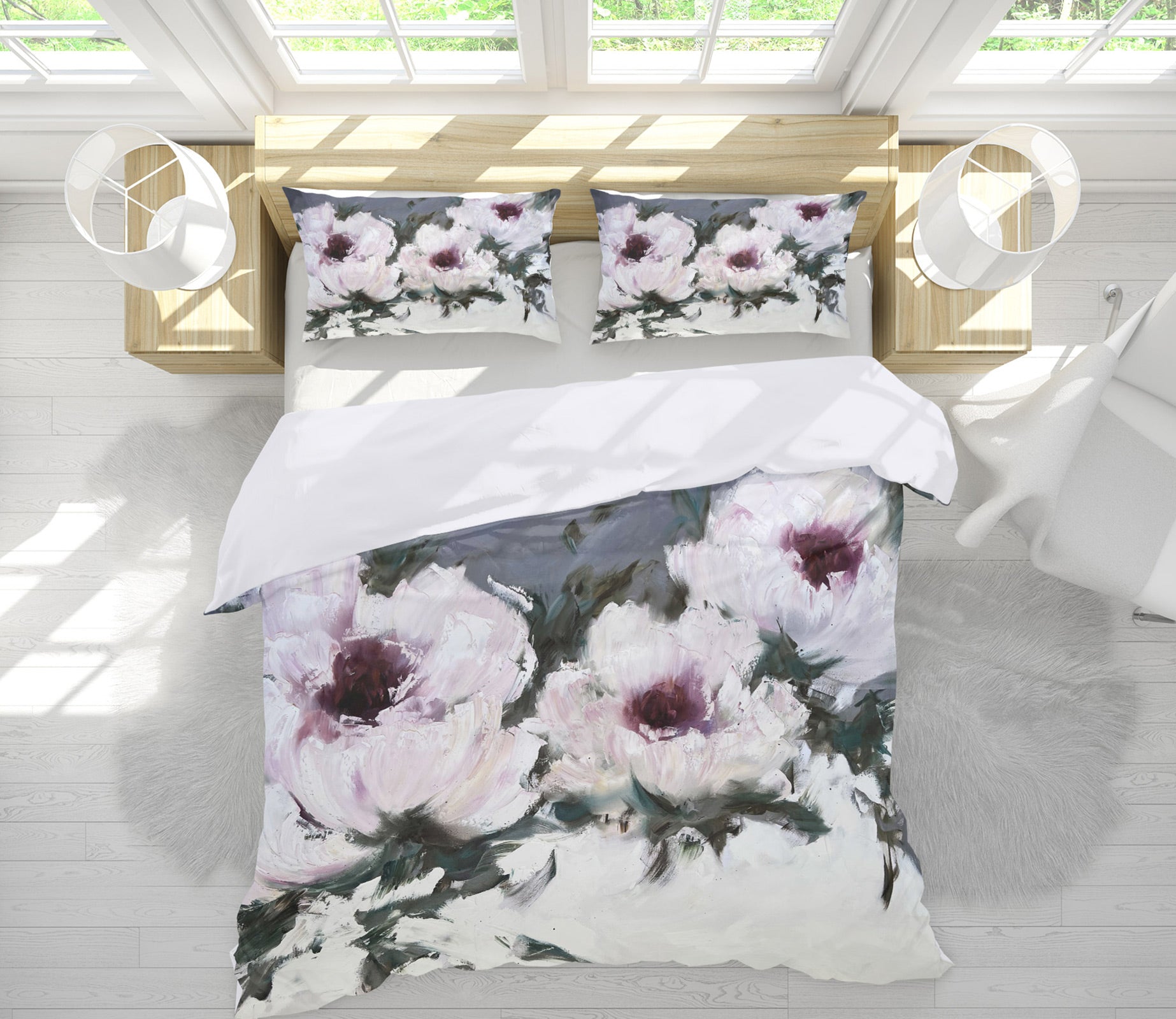 3D Pink Flower 482 Skromova Marina Bedding Bed Pillowcases Quilt