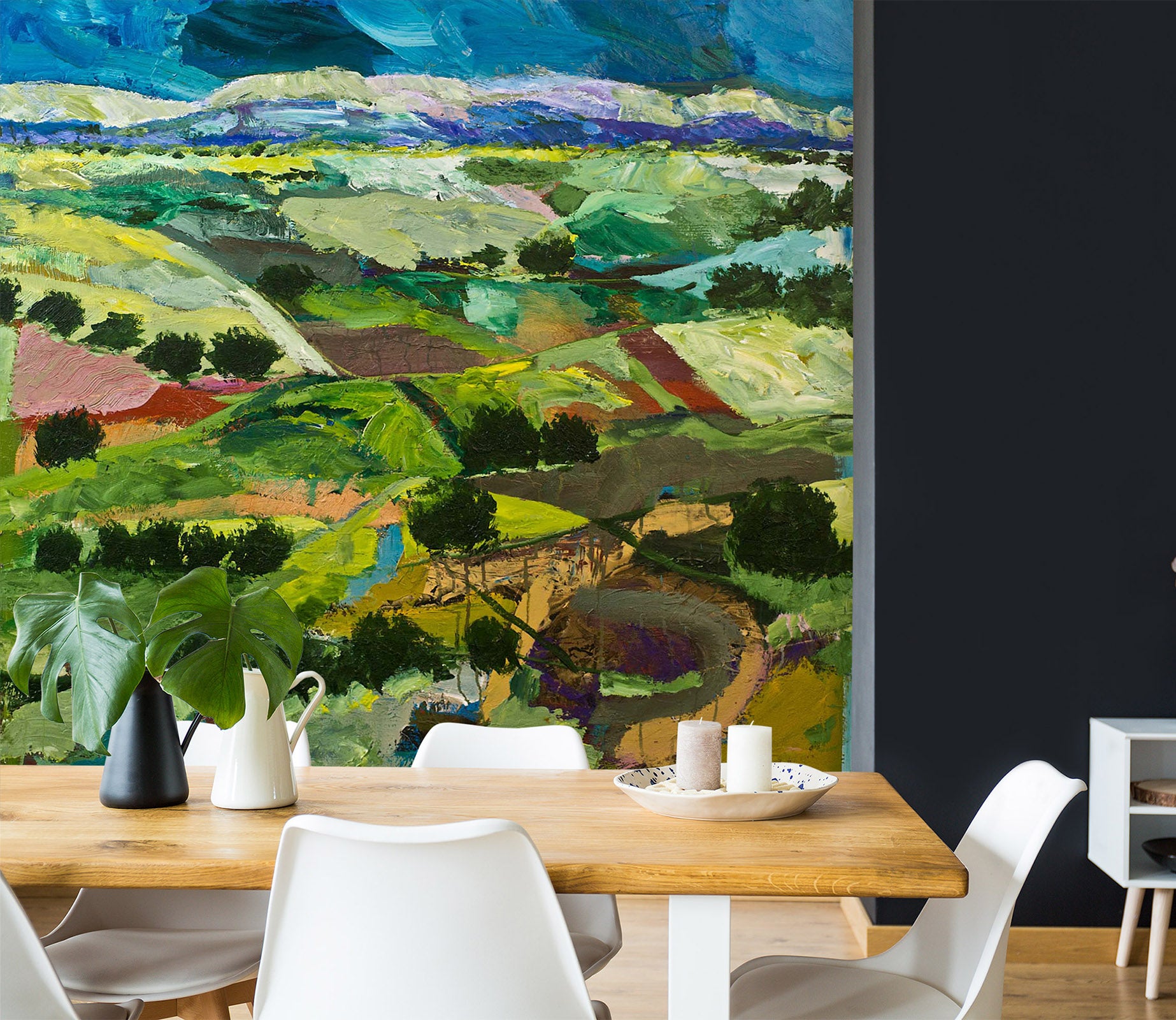 3D Green Hills 183 Allan P. Friedlander Wall Mural Wall Murals