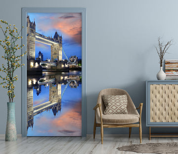 3D Urban Architecture Reflection 23177 Door Mural