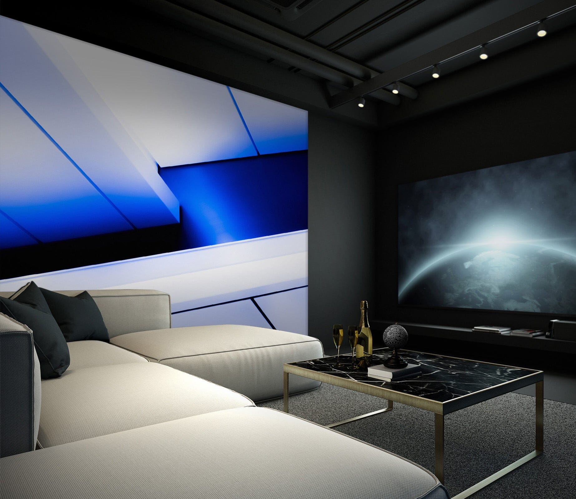 3D Modern Style 115 Noirblanc777 Wall Mural Wall Murals Wallpaper AJ Wallpaper 2 