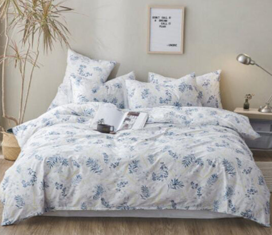 Blue hotsell floral pillowcases