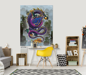 3D Good Fortune Dragon Def 040 Vincent Hie Wall Sticker Wallpaper AJ Wallpaper 2 