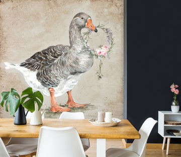 3D Wreath Goose 3169 Debi Coules Wall Mural Wall Murals