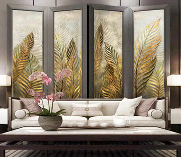 3D Golden Grass WC1979 Wall Murals