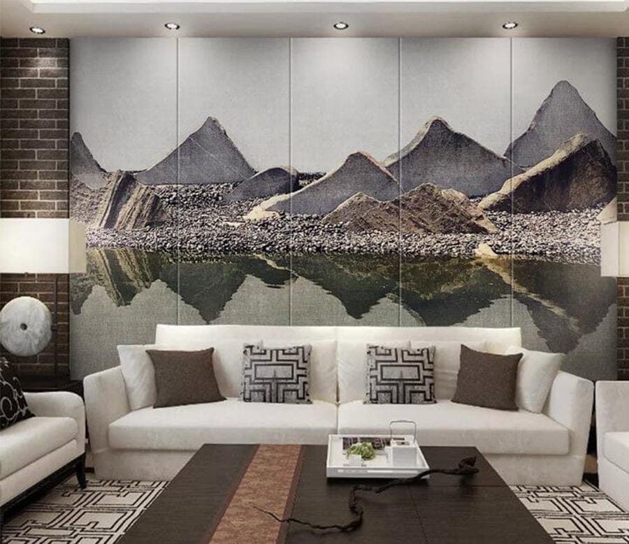 3D Valley River WC211 Wall Murals