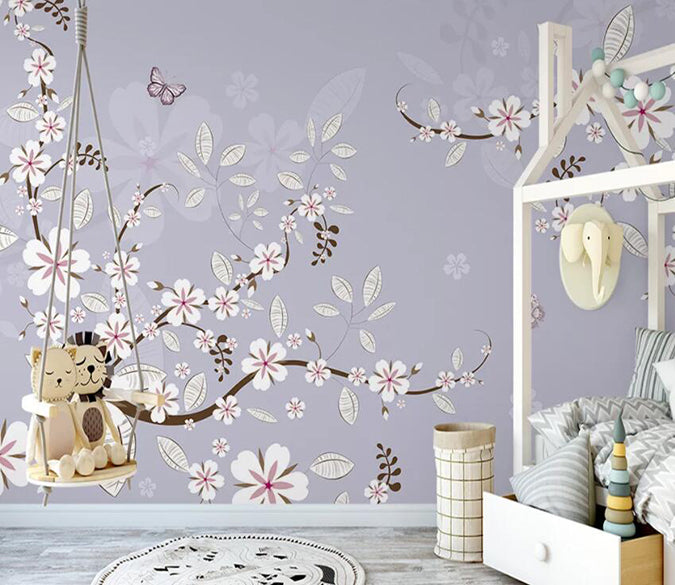 3D Cute Flowers 856 Wall Murals Wallpaper AJ Wallpaper 2 