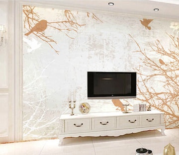 3D Bird Shadow WC145 Wall Murals