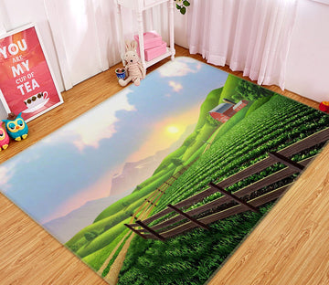 3D Sunny Farm 1056 Jerry LoFaro Rug Non Slip Rug Mat Mat AJ Creativity Home 