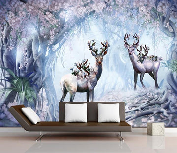 3D Fawn 126 Wall Murals Wallpaper AJ Wallpaper 2 