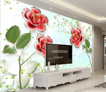 3D Rose Petal WC1587 Wall Murals