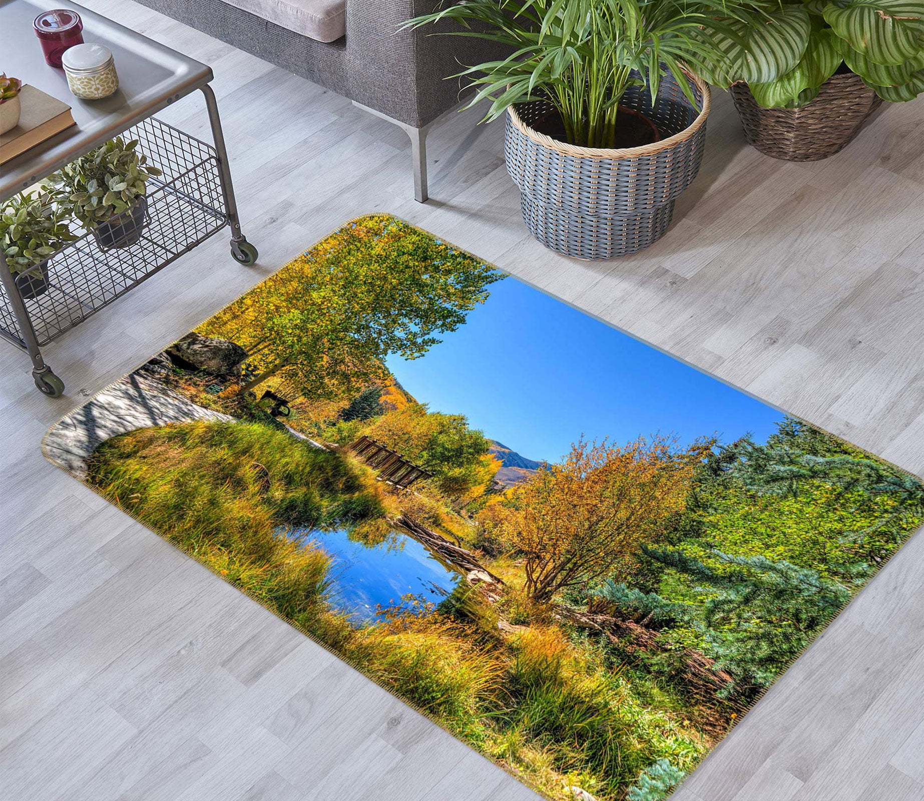 3D Jungle 77227 Non Slip Rug Mat