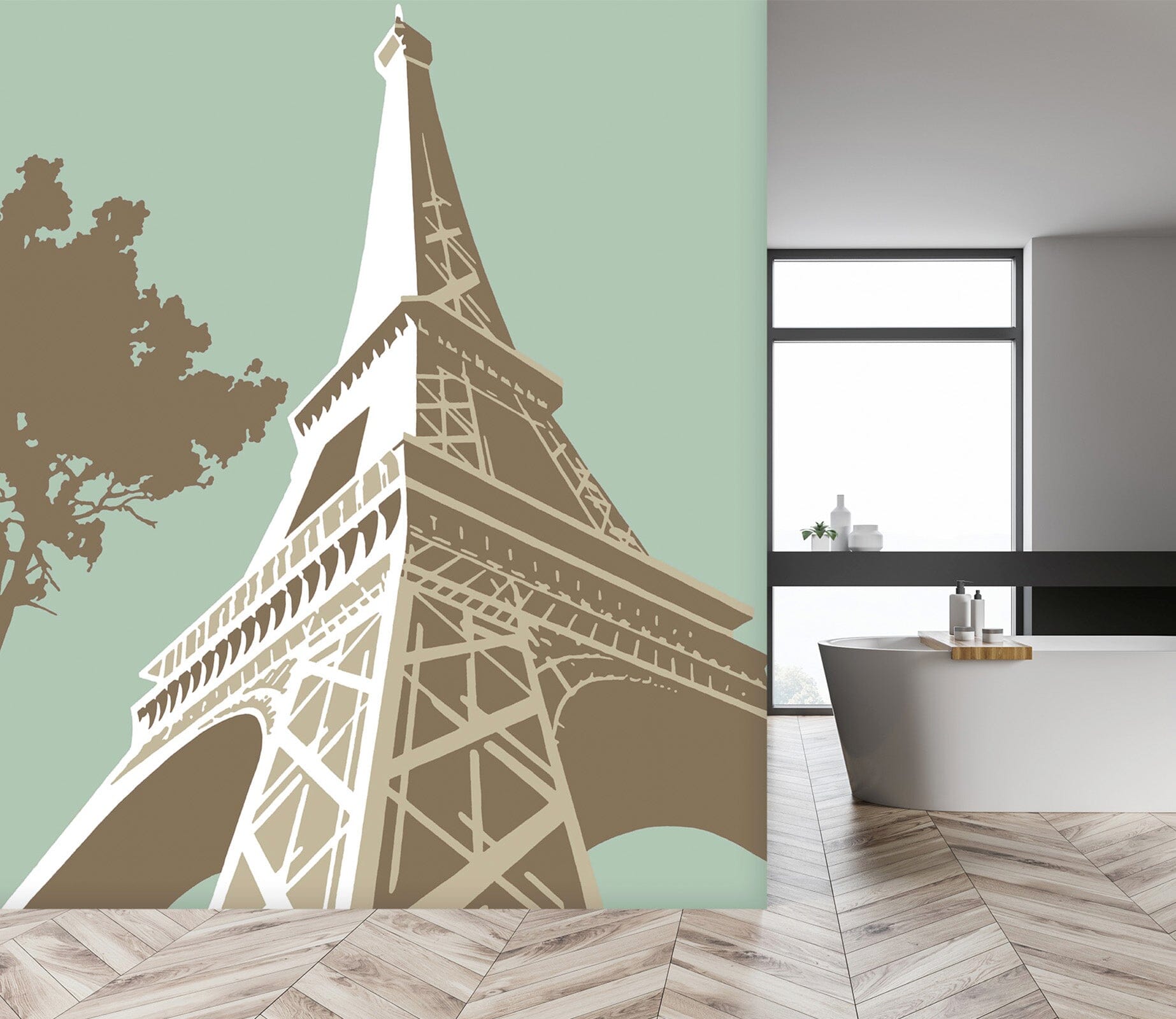 3D Eiffel Tower 1017 Steve Read Wall Mural Wall Murals Wallpaper AJ Wallpaper 2 