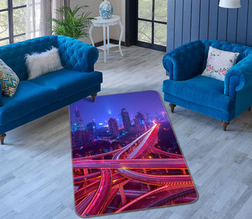 3D Traffic Road 1193 Marco Carmassi Rug Non Slip Rug Mat Mat AJ Creativity Home 