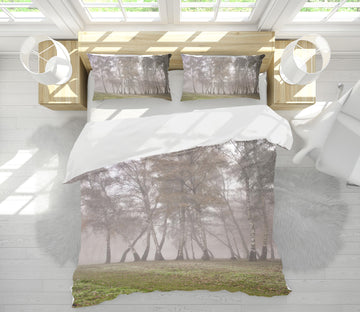 3D Misty Trees 8594 Assaf Frank Bedding Bed Pillowcases Quilt