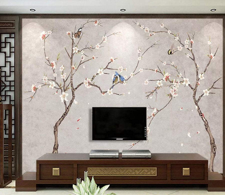 3D Plum Tree WC822 Wall Murals