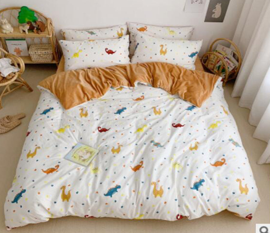 3D Color Dinosaur 18058 Bed Pillowcases Quilt