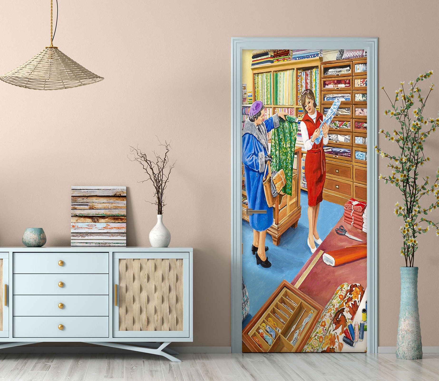 3D Shop Seller 103155 Trevor Mitchell Door Mural