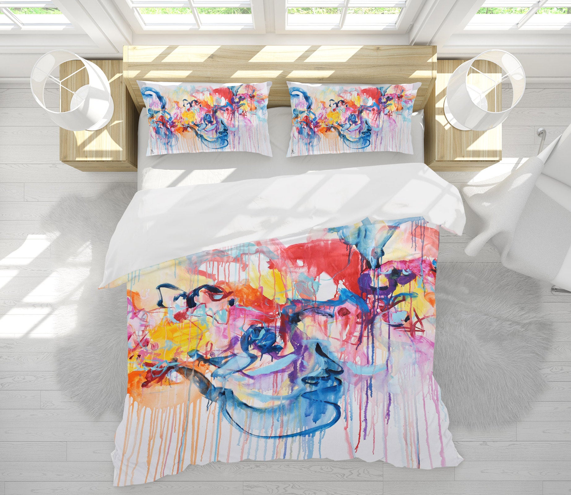 3D Watercolor Art 1168 Misako Chida Bedding Bed Pillowcases Quilt Cover Duvet Cover