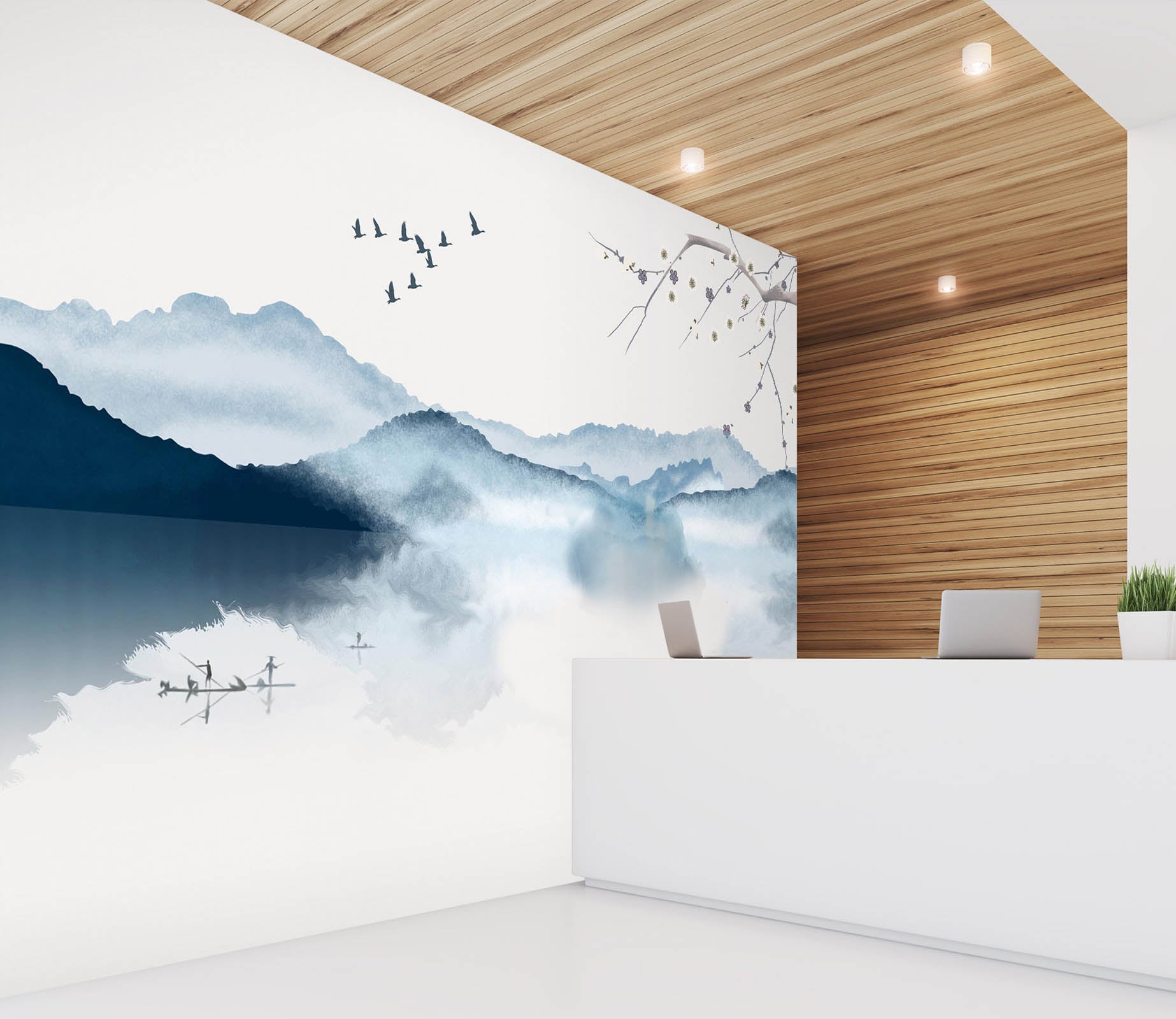 3D Rolling Hills 1420 Wall Murals