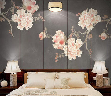 3D Pink Flowers 867 Wall Murals Wallpaper AJ Wallpaper 2 